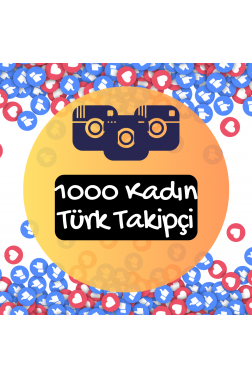 1000 Türk Kadın Takipçi - Anlık