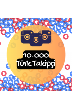 10000 Türk Takipçi - Anlık