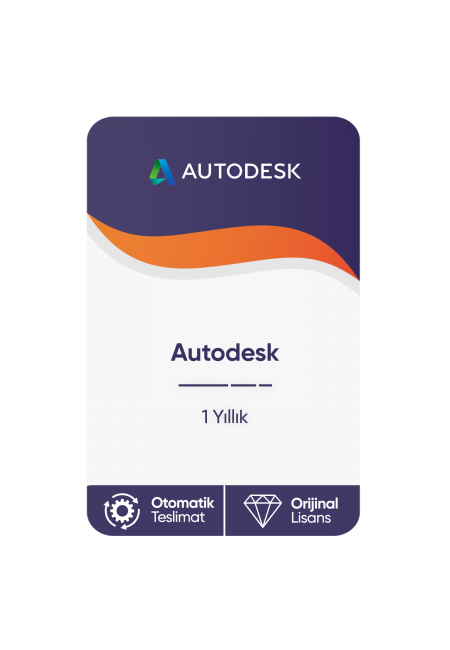 AutoDesk – 1 Yıllık