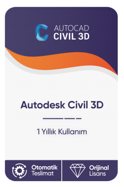 Autodesk Civil 3D – 1 Yıllık