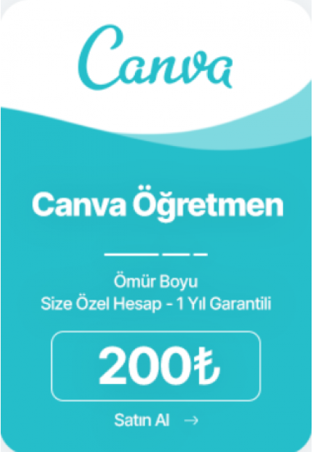 Canva Öğretmen