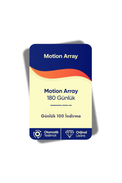 Motion Array – 180 Günlük