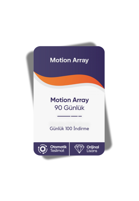 Motion Array – 90 Günlük