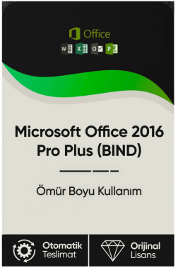 Office 2016 Pro Plus – Online Aktivasyon (BIND)