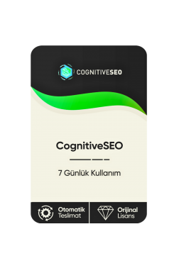 Cognitive SEO – 7 Günlük