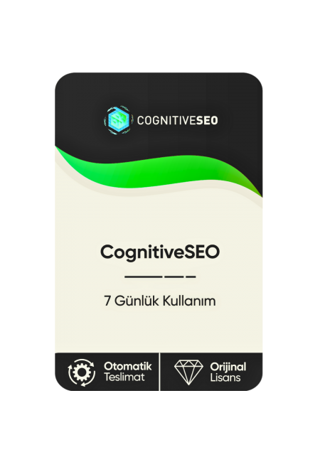 Cognitive SEO – 7 Günlük