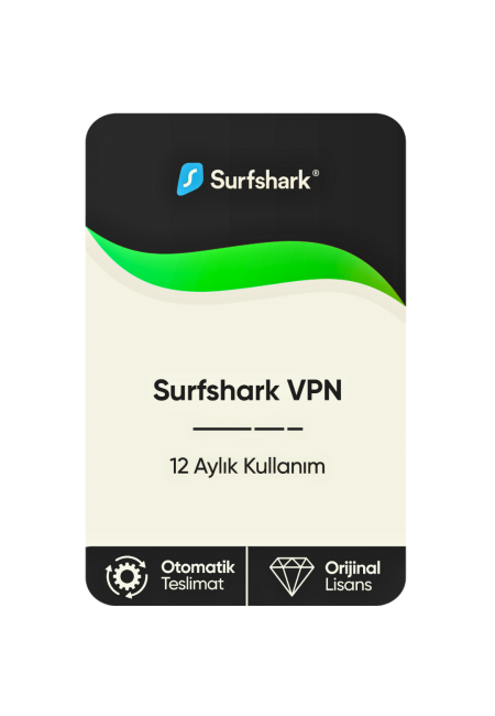 Surfshark VPN – 12 Aylık