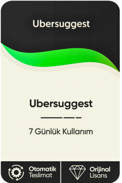 Ubersuggest – 7 Günlük