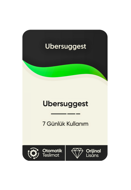 Ubersuggest – 7 Günlük