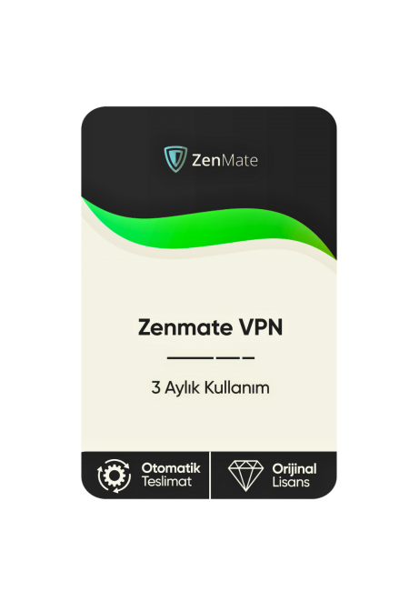 Zenmate VPN – 3 Aylık